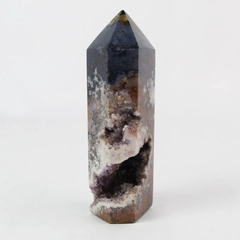 Natural Crystal Agate Tower 362 Grams 5" Tall