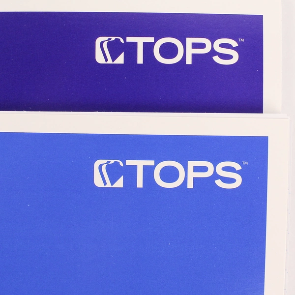 Pack of 6 Tops Products College Ruled Spiral Bound Notebook 70 Sheets 1 Subject
