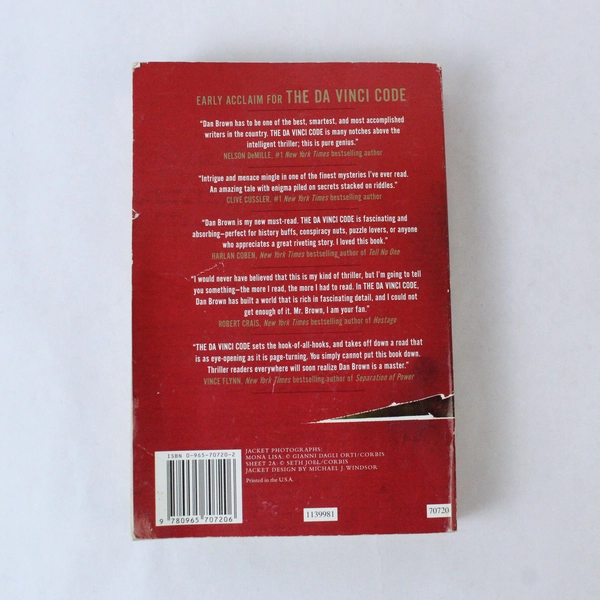 Robert Langdon Series The Da Vinci Code Dan Brown 2003 1st Edition Doubleday PB