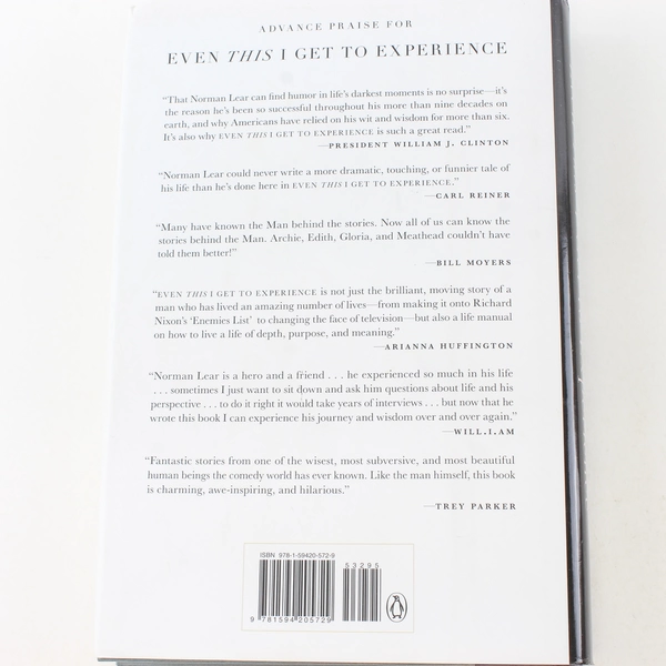 Even This I Get to Experience by Norman Lear Hardcover Book Good Condition
