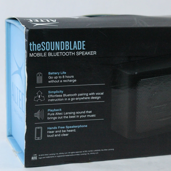 Altec Lansing IMW545-BLK Soundblade Mobile Bluetooth Speaker