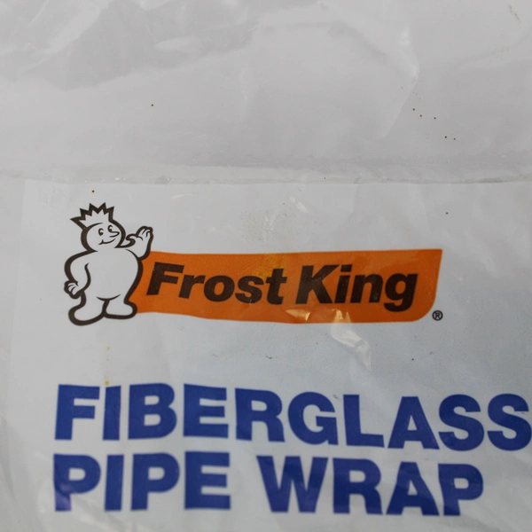 Frost King Fiberglass Pipe Wrap Insulation Kit R-Value 1.6 25ft Sealed