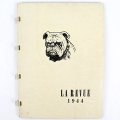 Vintage Willamina Union High School 1944 La Revue Yearbook Soft Cover 