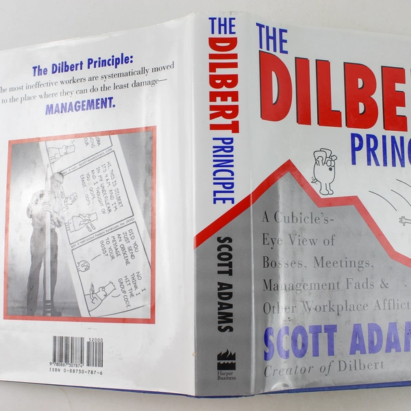The Dilbert Principle by Scott Adams 1996 Hardcover First Edition