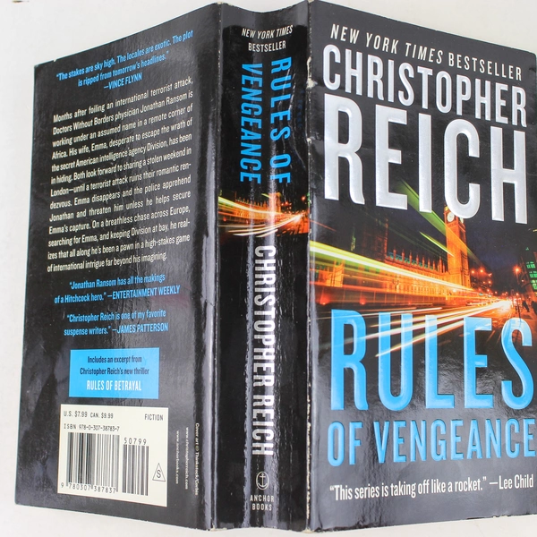 Rules of Vengeance by Christopher Reich 2010 Paperback Bestseller