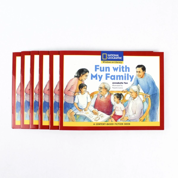 Lot Of 6 National Geographic Fun With My Family by Annabelle Tan 2006 Paperback