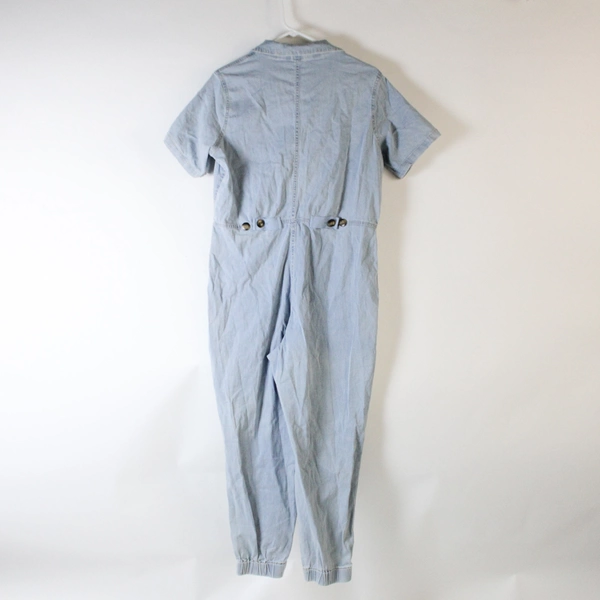 No Boundaries Blue Denim Jumpsuit Size Juniors Size Large 11-13