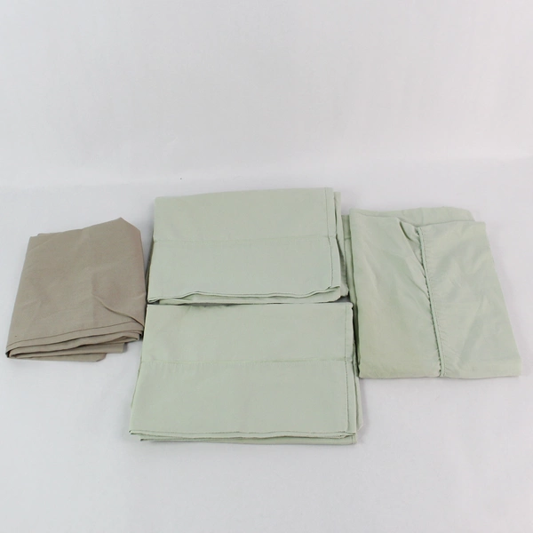 Mixed Lot of 4 Queen Size Pillowcases 20x26" Flaws For Fabric Cutters DIY