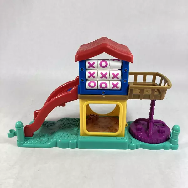 2003 Fisher Price Little People Musical Playground Slide & Merry-Go-Round