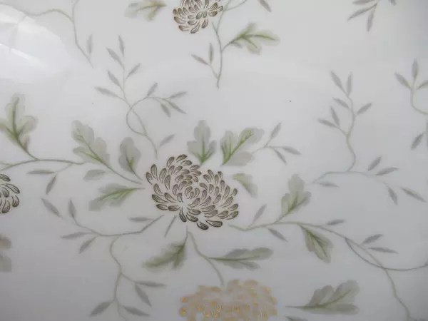 Vintage Noritake Janice 5814 Oval Vegetable Bowl Dish Japan Gray Gold Floral