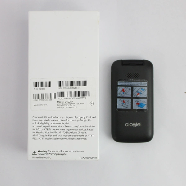 Cingular Flip IV 4GB Flip Phone AT&T Bundle