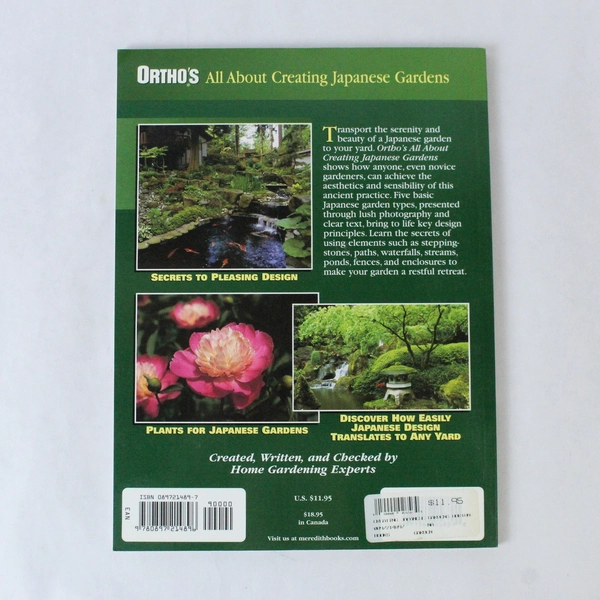 Ortho's All about Creating Japanese Gardens by Alvin Horton 2003 Trade Paperback