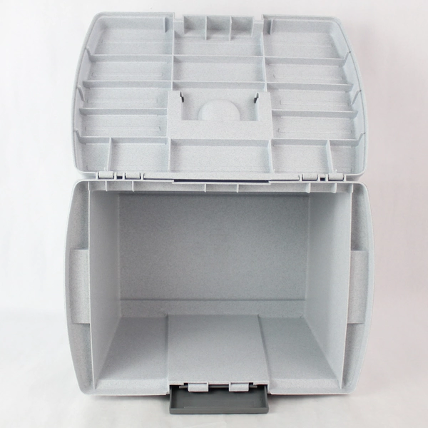 Newell Office Products Co. Light Gray Storage Container with Lid and Handle 1996