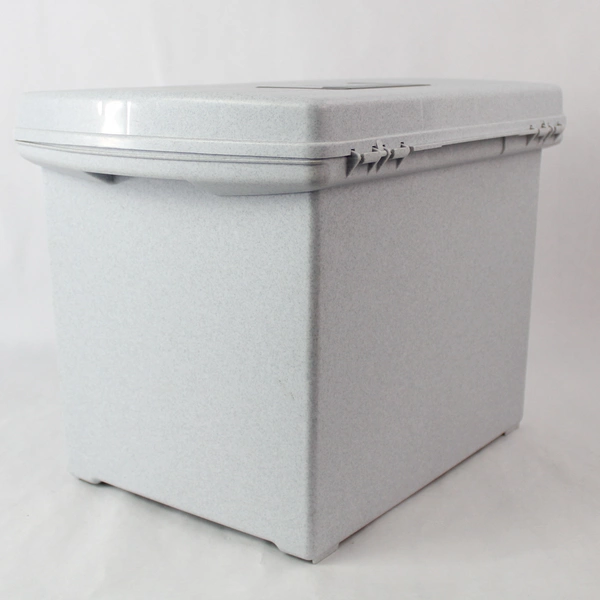 Newell Office Products Co. Light Gray Storage Container with Lid and Handle 1996
