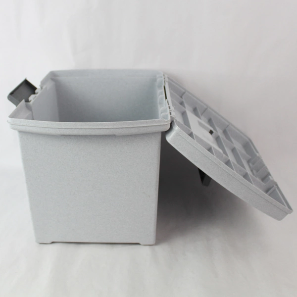 Newell Office Products Co. Light Gray Storage Container with Lid and Handle 1996