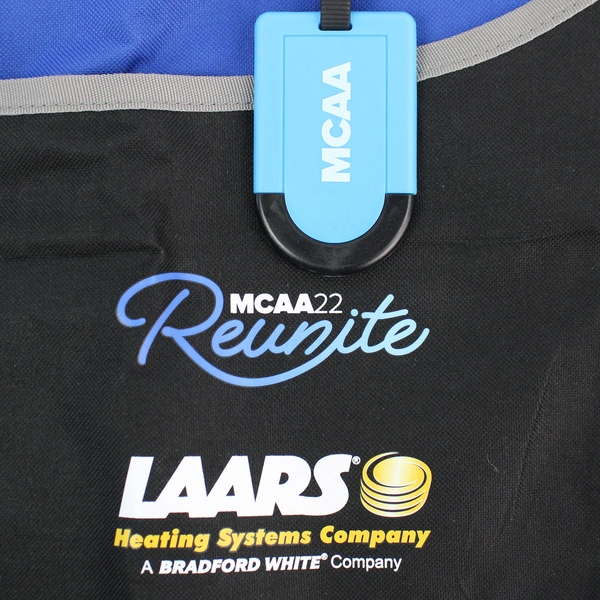 Leed's Reusable Tote Bag For MCAA22 Reunite And LAARS Heating Systems Co