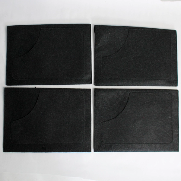 Set of 4 Emirates Airline Black Button Closure Complimentary Pajama Pouches