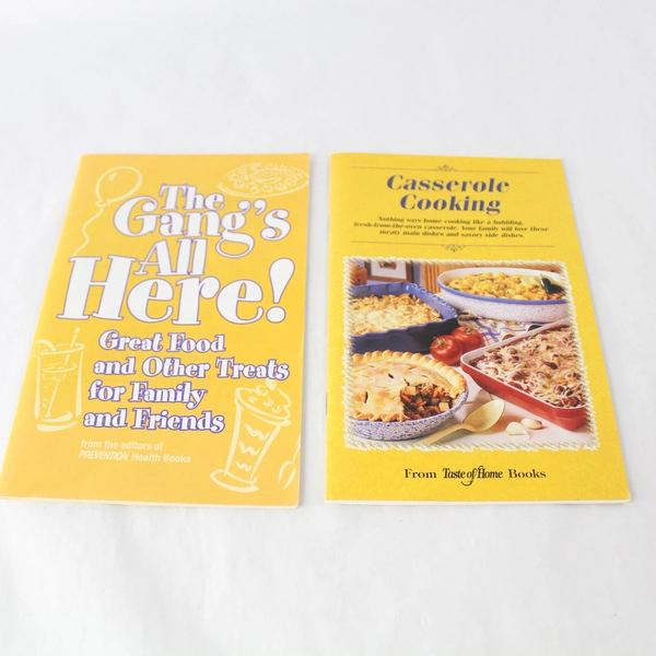 Lot of 6 Varied Brands Recipe Cookbook Paperback Booklets