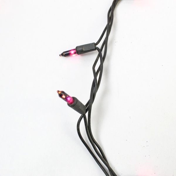 Lot of 4 Unbranded Purple Fuchsia Halloween Heavy Duty String Lights Tested