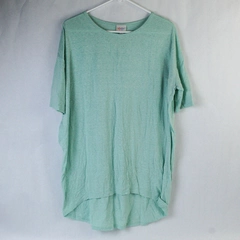 Lularoe Irma Tee T Shirt Tunic Mint Green Heathered Size Small Round Neck Top