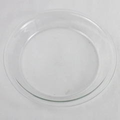 Vintage Pyrex 210 Clear Glass Pie Dish Plate Made In USA 11 Inch Pan