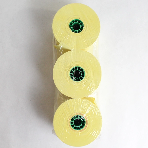 Package 3 Stuart Hall Sealed Adding Machine Tape Paper Rolls Heavy Canary Bond