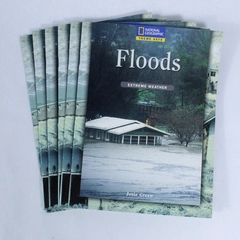 Lot of 6 National Geographic Floods Books Extreme Weather Theme Sets