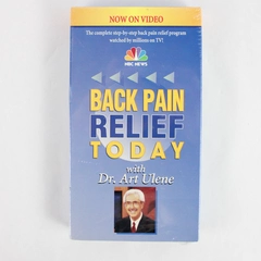 New Sealed Back Pain Relief Today with Dr. Art Ulene VHS 1995 NBC News