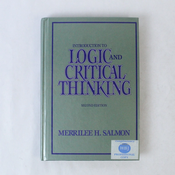 Introduction to Logic and Critical Thinking Marrilee H Salmon 1989 Hardcover