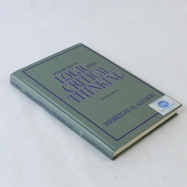 Introduction to Logic and Critical Thinking Marrilee H Salmon 1989 Hardcover