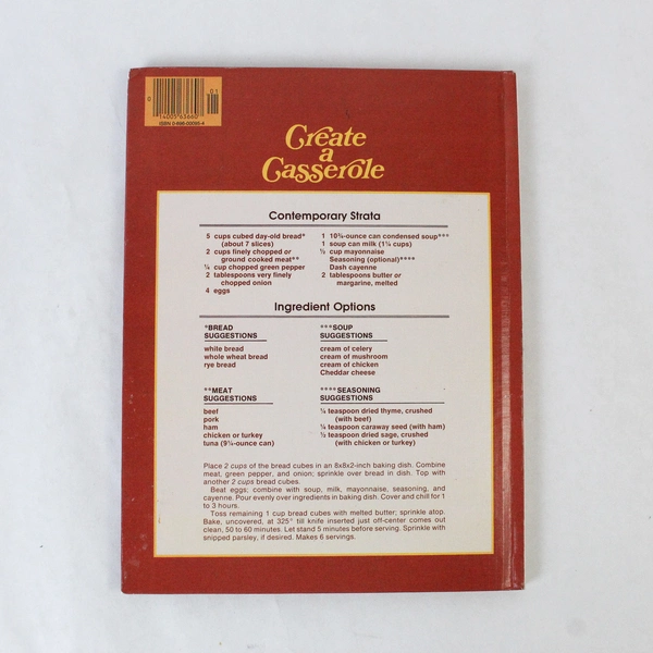 Better Homes And Gardens Cookbook All Time Favorite Casserole Recipes 1978 HC