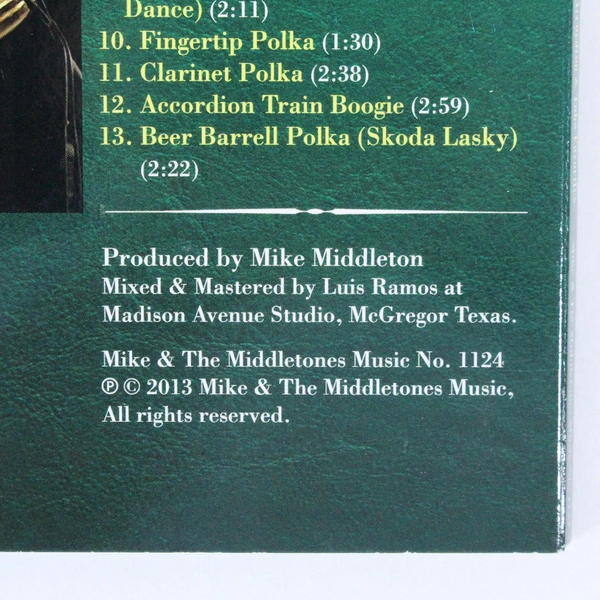 Accordion and Tuba Favorites by Mike Middleton CD 2013