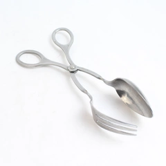 Norpro Stainless-Steel Salad Tongs 9" Long Serving Utensil