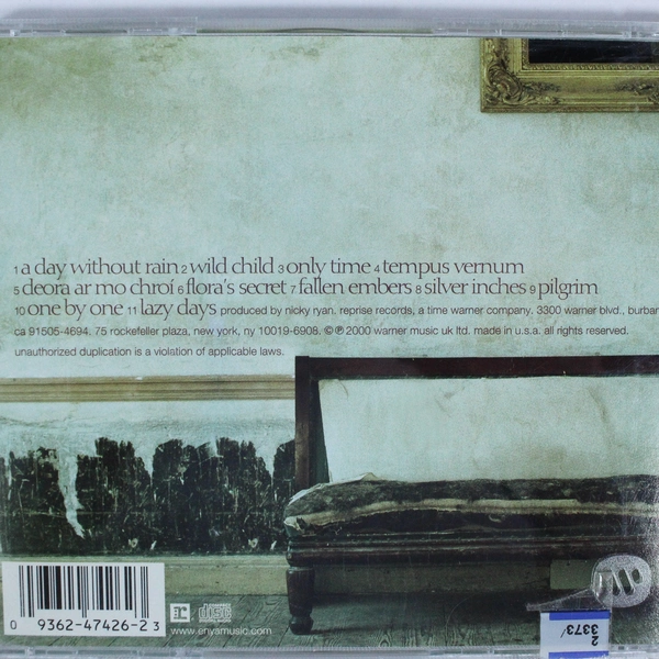 A Day Without Rain by Enya CD 2000 Reprise Records