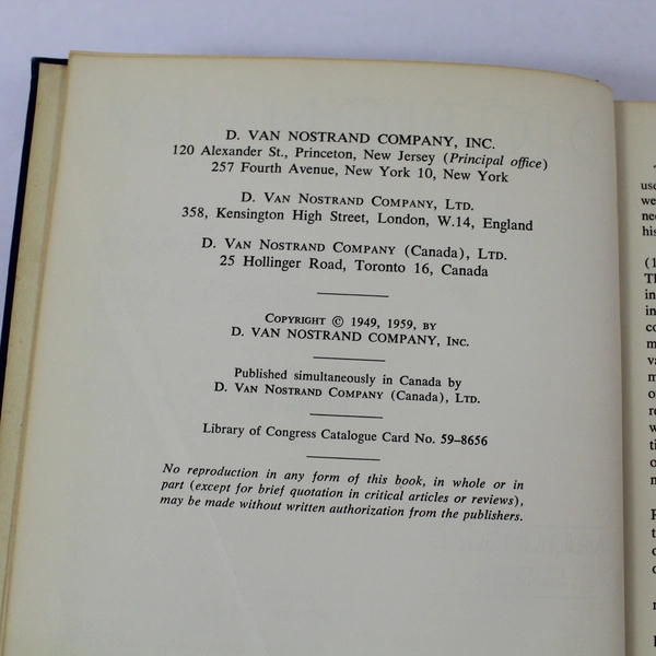 Mathematics Dictionary Glenn James Multilingual Ed 1959 HC Ex-Libris Wear