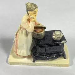 Vtg 1947 Sebastian Miniatures "Sampling The Stew" Figurine #6202 Signed & Boxed