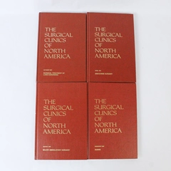 Lot of 4 The Surgical Clinics of North America 1987 Vol 67 Feb April Aug Oct