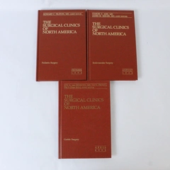 Lot of 3 The Surgical Clinics of North America 1992 Vol 72 April August December