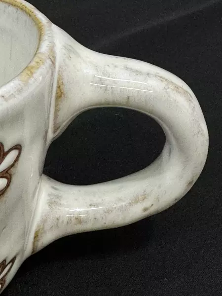 Urban Outfitters Pottery Mug With Peekaboo Dog In The Center