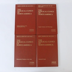 Lot of 4 The Surgical Clinics of North America 1993 Vol 73 Feb Aug Oct Dec