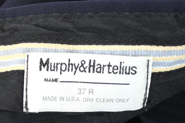Murphy & Hartelius Pants Slacks Trouser Navy Blue Dress Career Size 37 R
