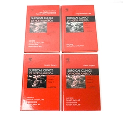 Lot of 4 The Surgical Clinics of North America 2005 Vol 85 April Aug Oct Dec
