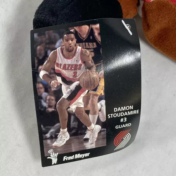 1999 Trail Blazers Buddy L.E. Plush #3 David Stoudamire 1209/5000