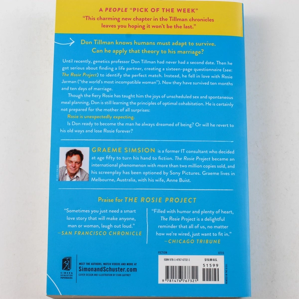 The Rosie Effect by Graeme Simsion 2015 Paperback Good Condition
