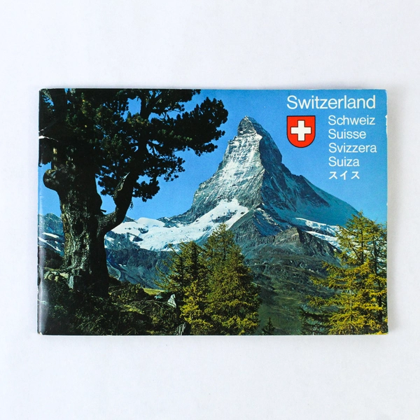 Switzerland Picture Book 1982 Photoglob Paperback Multi Language 