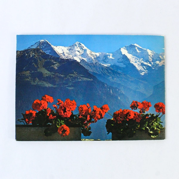 Switzerland Picture Book 1982 Photoglob Paperback Multi Language 