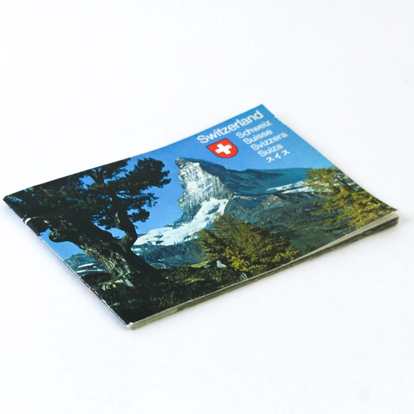 Switzerland Picture Book 1982 Photoglob Paperback Multi Language 