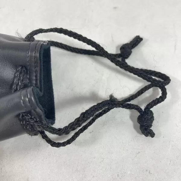 Soft Leather Drawstring Camera Lens Bag for 28-70mm Lenses Pre-owned