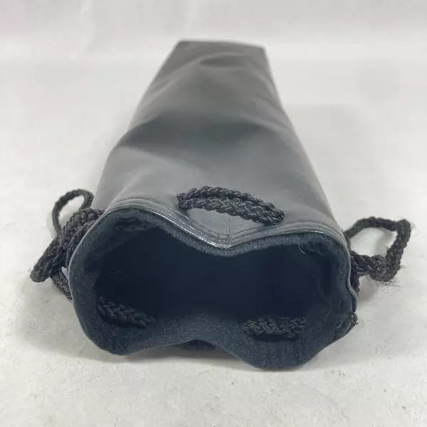 Soft Leather Drawstring Camera Lens Bag for 28-70mm Lenses Pre-owned