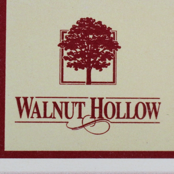 New Sealed Walnut Hollow Quartz Battery Operated Bezel Clock Movement